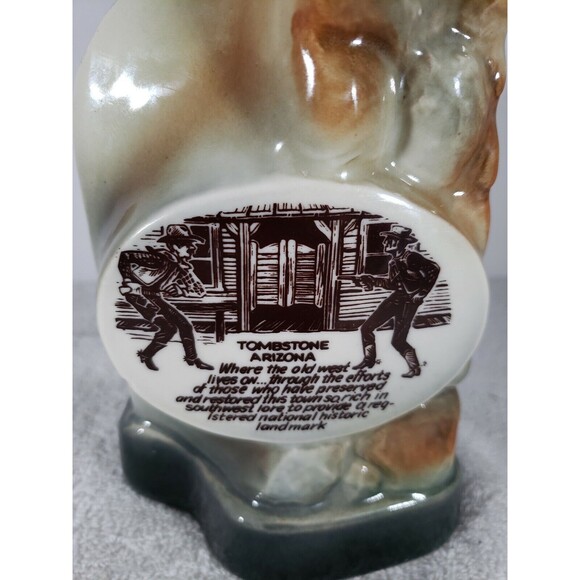 Tombstone Arizona Jim Beam Decanter The Town Too Tough To Die 1878 Vintage 1970 - Picture 5 of 12